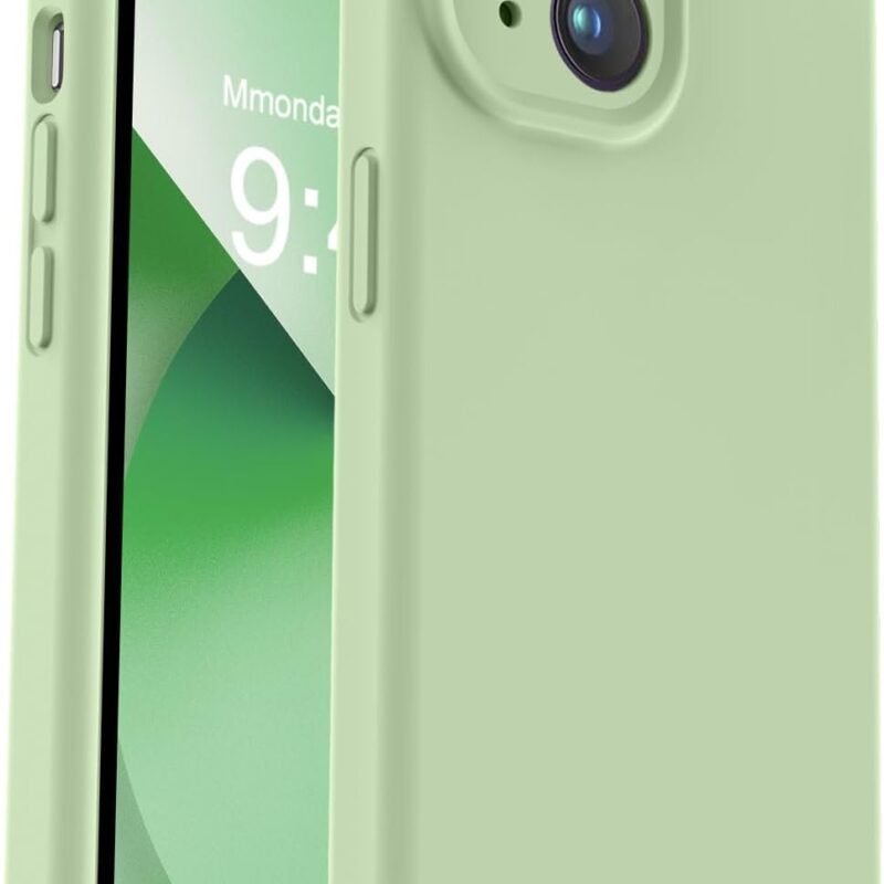 Liquid Silicone Case for iPhone 13 Matcha