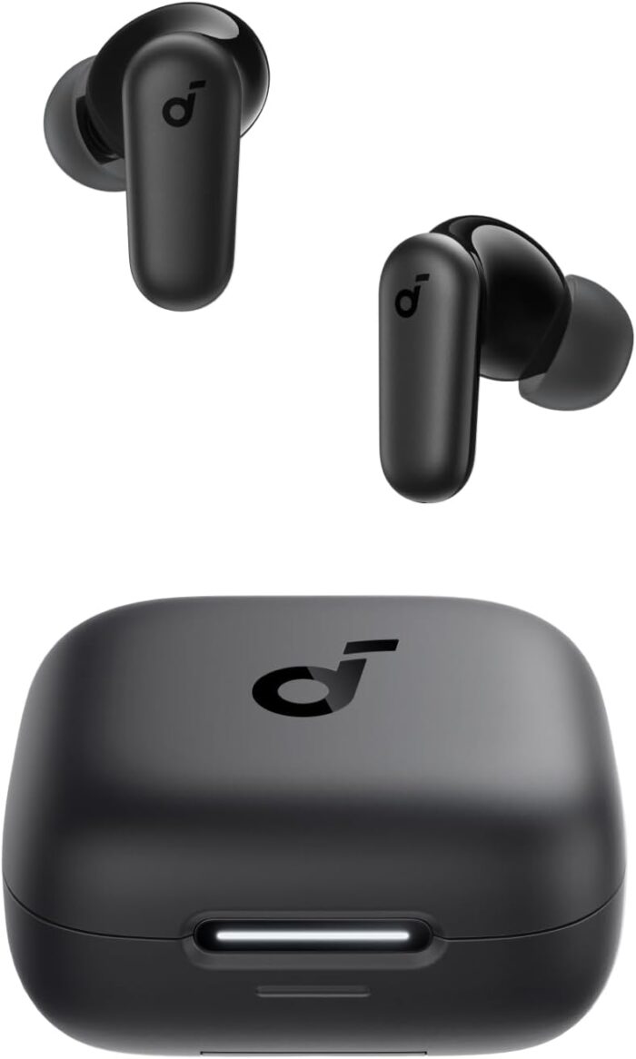 Wireless earbuds with noise-cancellation