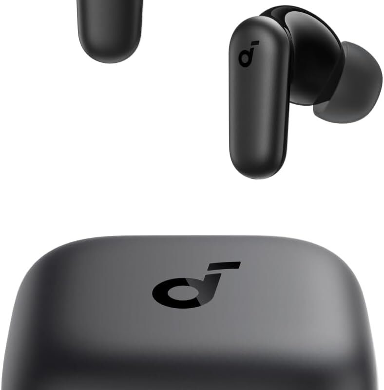 Wireless earbuds with noise-cancellation