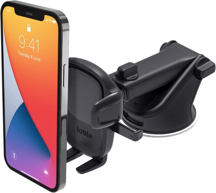 Universal Car Mount with Suction Cup and Arm