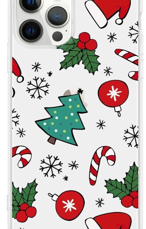 Christmas Tree Clear Case for iPhone 14 Pro Max