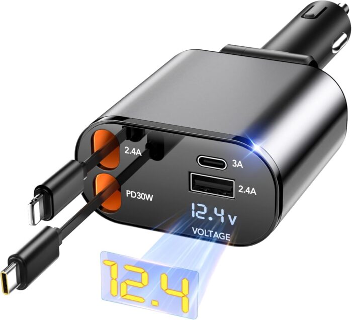 Car Charger for iPhone & Samsung Galaxy