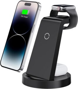 Wireless Charging Station for iPhone & Apple Watch