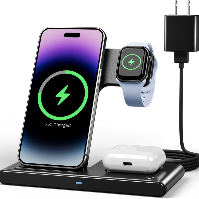 3-in-1 Wireless Charger for iPhone 16-11 and Accessories