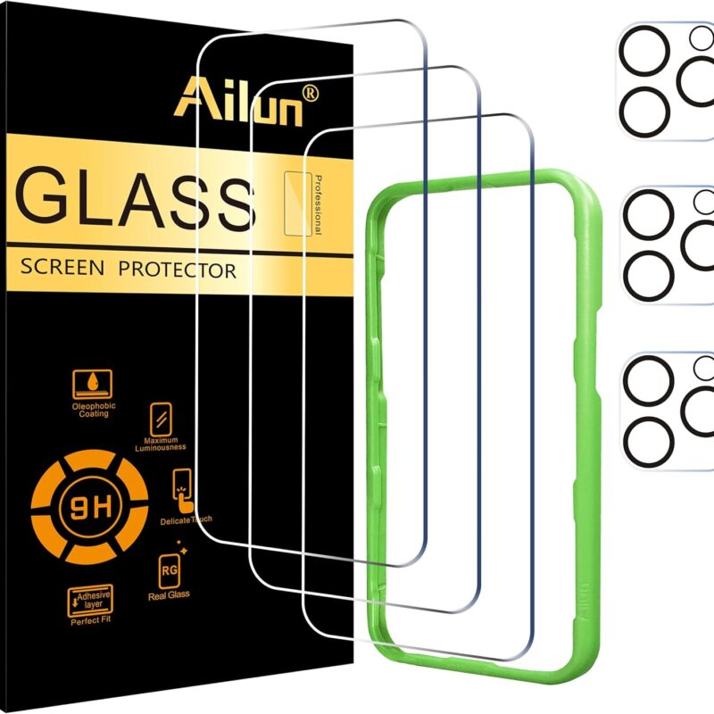 iPhone 16 Pro Screen and Lens Protectors Set