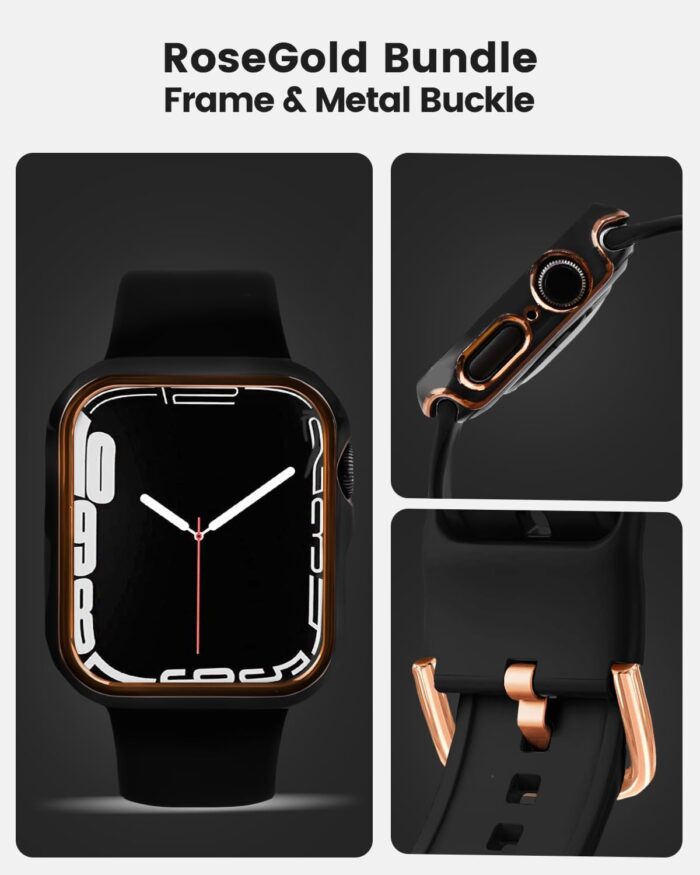 Stylish Soft Silicone Bands for Apple Watch - Image 2