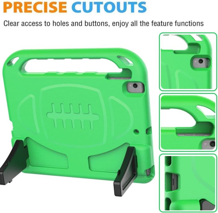 Shockproof Green iPad 10.2" Case for Kids - Image 7