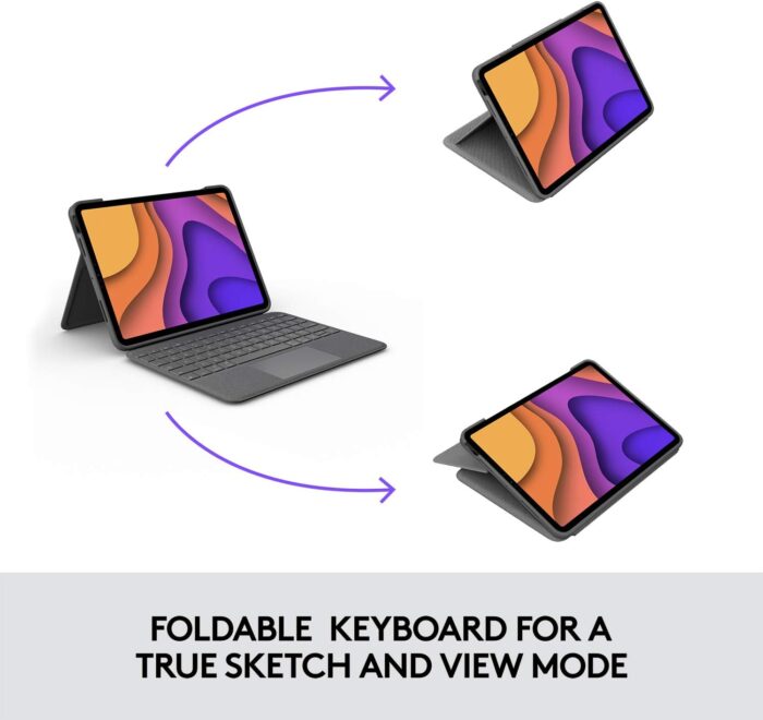 Stylish Keyboard Case with Trackpad for iPad Air 11-inch - Image 6