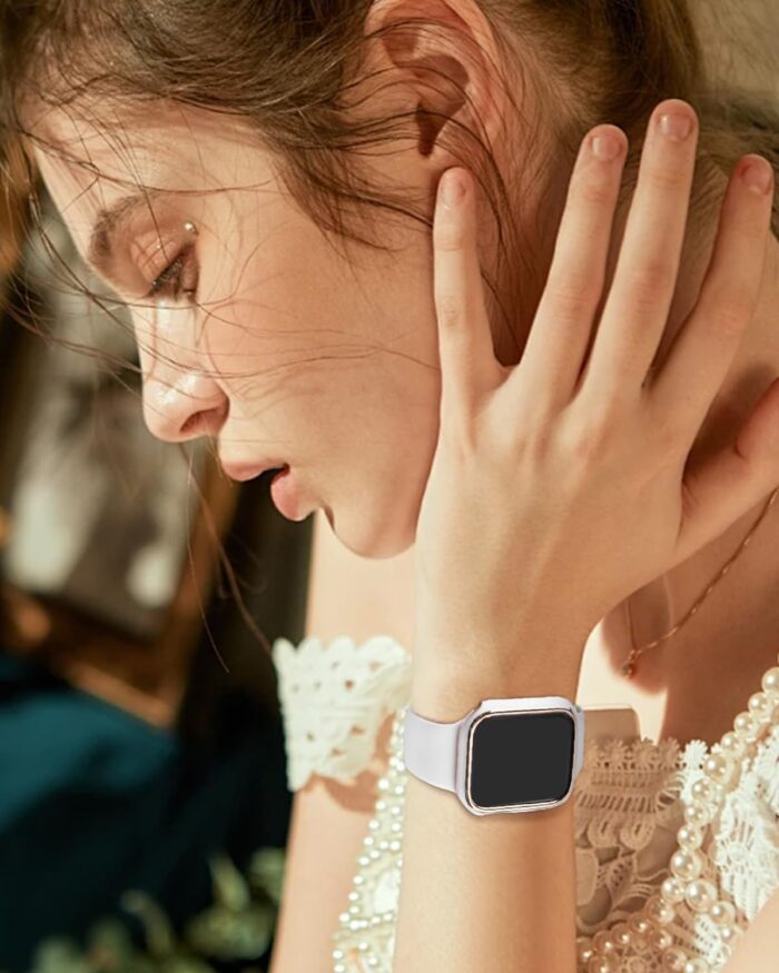 Stylish Soft Silicone Bands for Apple Watch - Image 5
