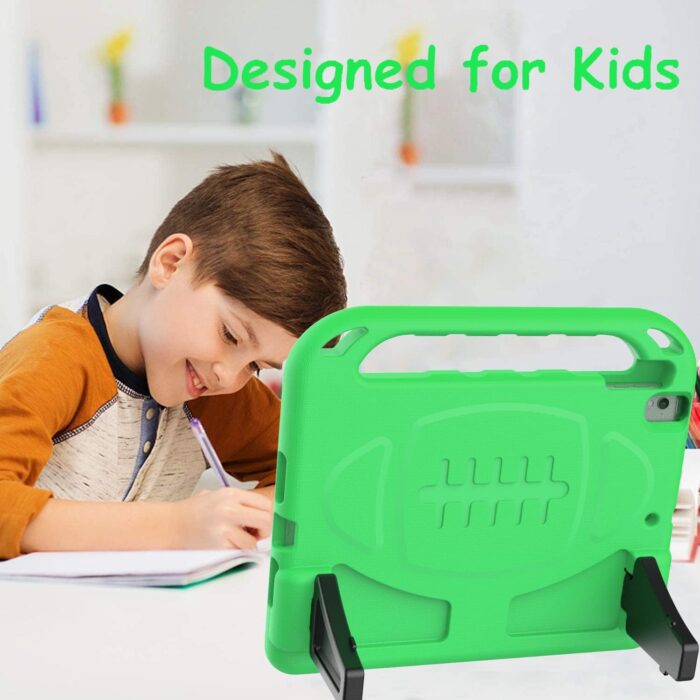 Shockproof Green iPad 10.2" Case for Kids - Image 8