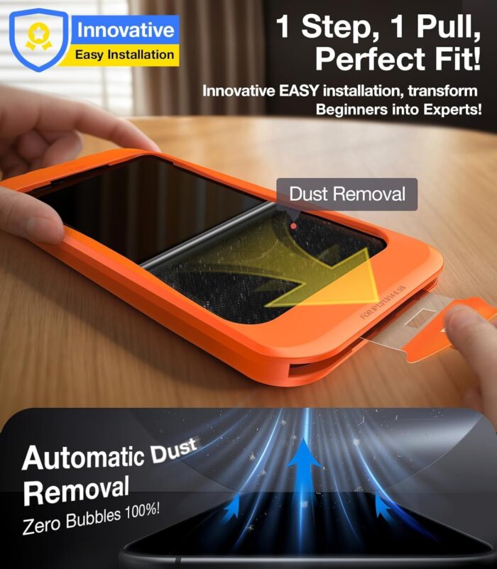 Military-Grade Shatterproof Screen Protector for iPhone 16 Pro - Image 5