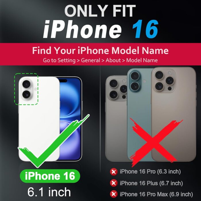 Genuine Leather Slim Case for iPhone 16 - Image 2