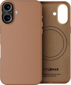 Luxury Nappa Leather Case for iPhone 16