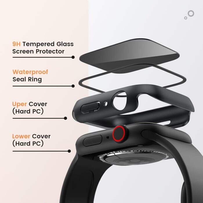 Waterproof Privacy Case for Apple Watch 45mm - Image 8