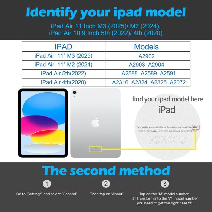 Top Grain Leather Case for iPad Air 10.9” & 11” - Image 2