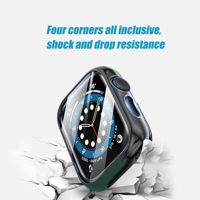 Ultra-Thin Tempered Glass Case for Apple Watch 44mm - Image 3