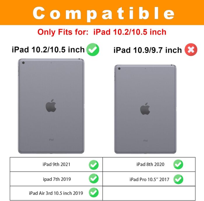 Stylish Folio Case for iPad 10.2 - Image 2