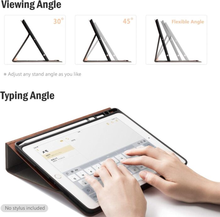 Vegan Leather Smart Cover for iPad 10.2'' - Image 4