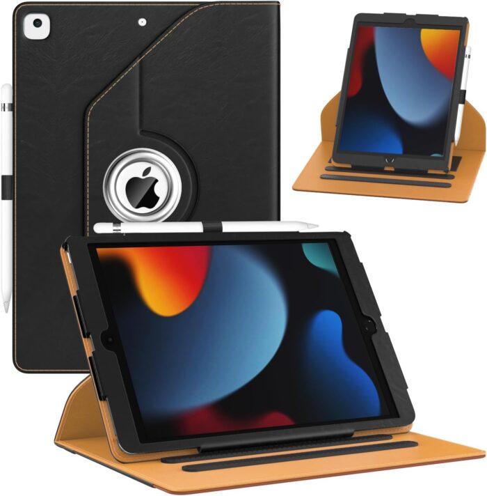 360° Rotating Leather Case for iPad 10.2