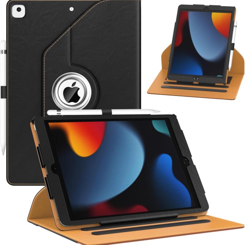 360° Rotating Leather Case for iPad 10.2