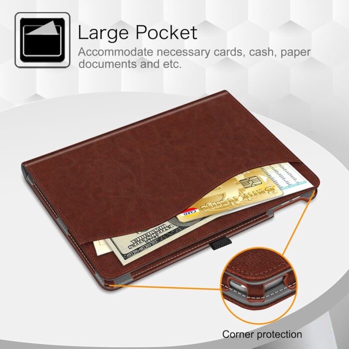 Vintage Brown Multi-Angle Stand for iPad 6th/5th, Air 1/2 - Image 5