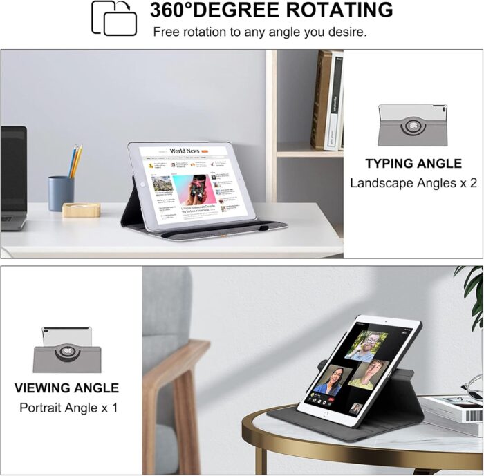 360-Degree Rotating Case for iPad 9.7" & Air 2 - Image 5