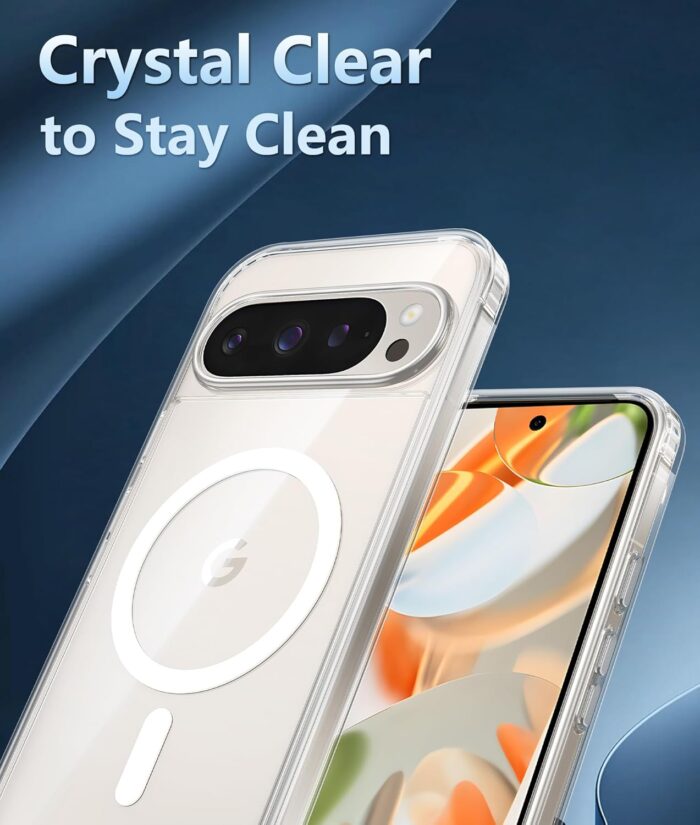 Clear Slim Case for Pixel 9 Pro - Shockproof Protection - Image 6