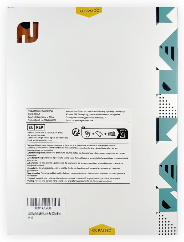 Vegan Leather Smart Cover for iPad 10.2” - Image 10