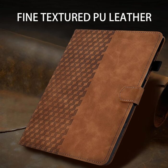 Stylish Brown PU Leather Folio Case for iPad 9.7" - Image 9