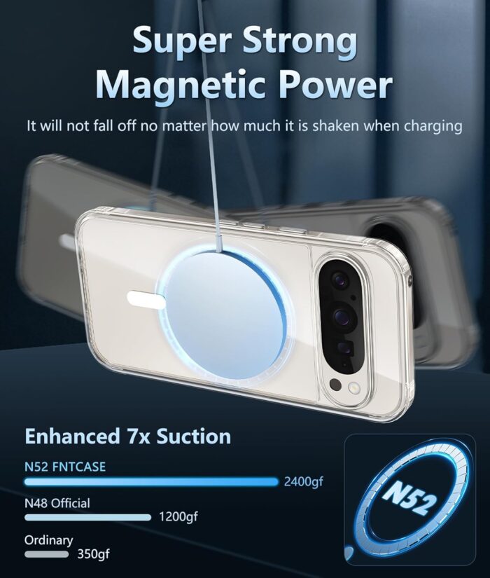 Clear Slim Case for Pixel 9 Pro - Shockproof Protection - Image 3