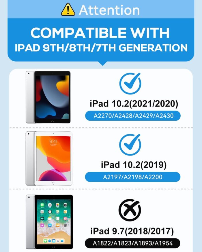 360° Rotating Leather Case for iPad 10.2 - Image 2