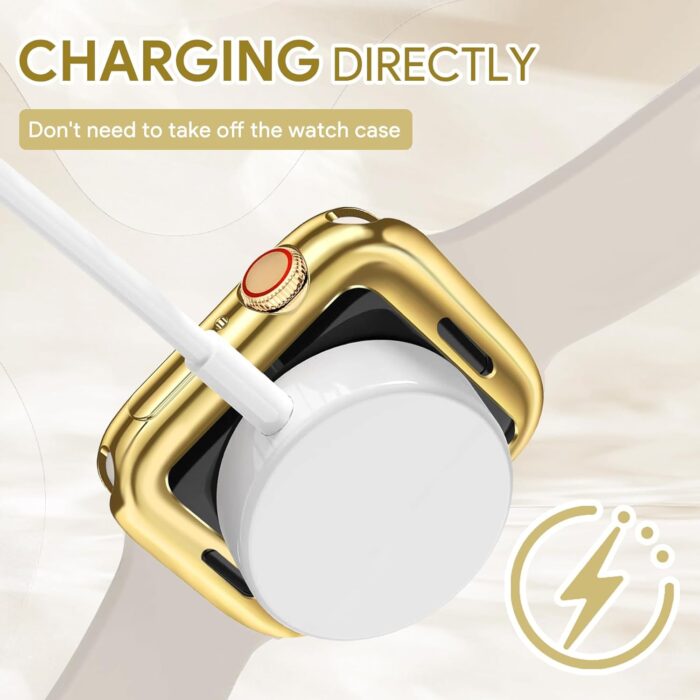 Gold TPU Case for Apple Watch Series 9/8/7 - Image 4