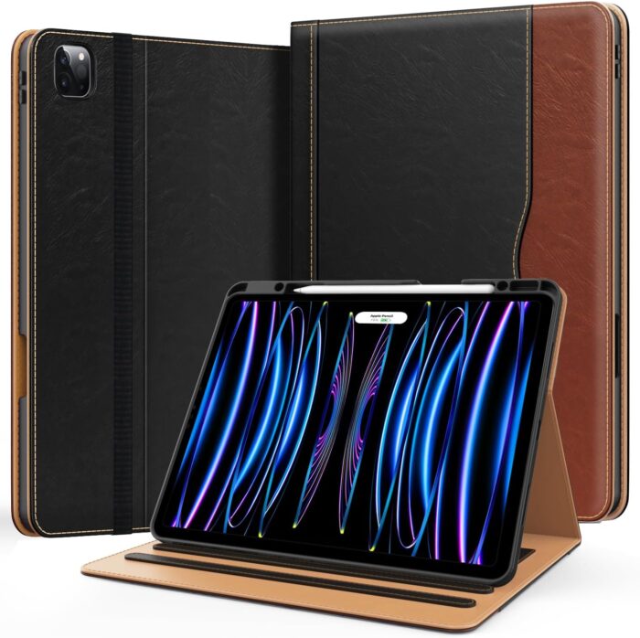 Leather Folio Case for 12.9-Inch iPad Pro