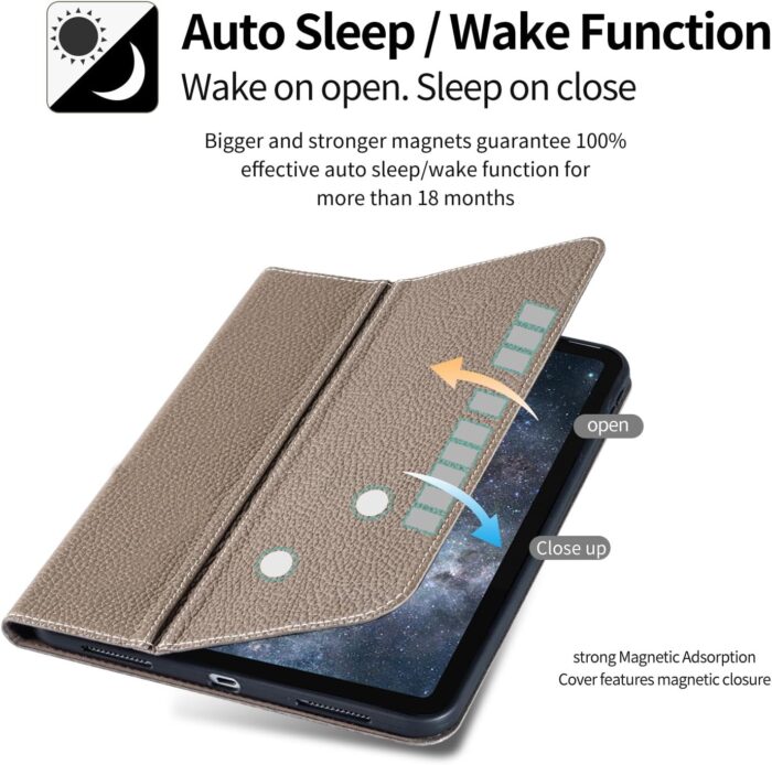 Stylish Leather Case for 11-Inch Tablet - Image 3
