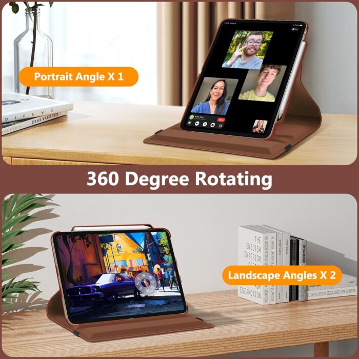360-Degree Swivel Stand Cover for iPad Air 13" - Image 4