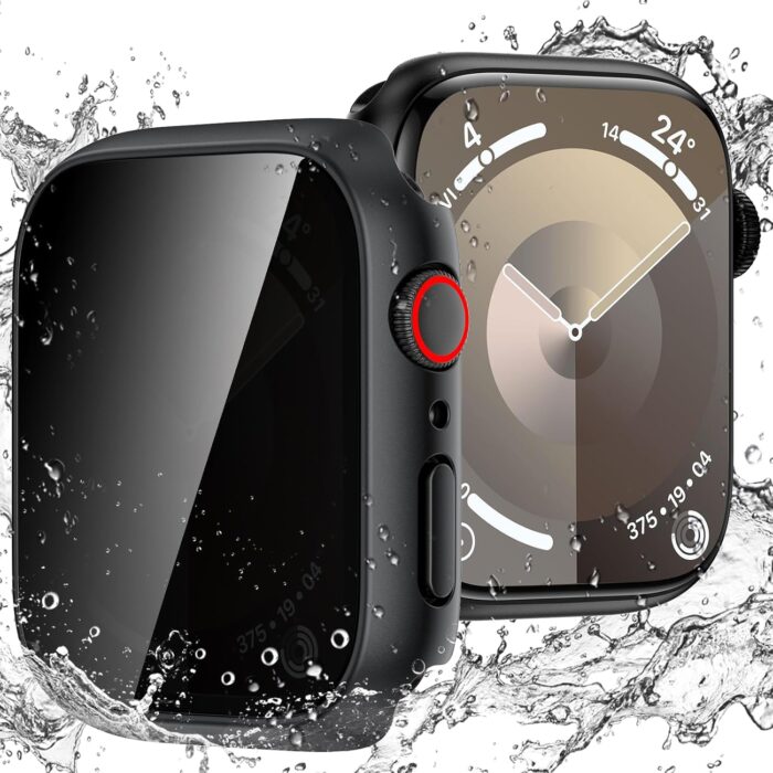 Waterproof Privacy Case for Apple Watch 45mm