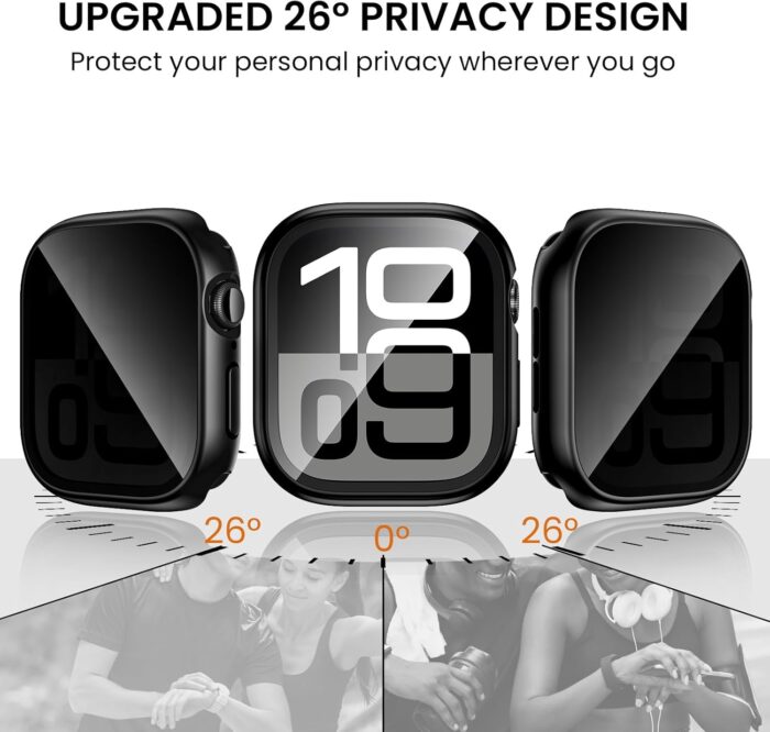 Waterproof Screen Protector Case for Apple Watch Series 10 SE 9 8 7 6 5 4 - Image 3
