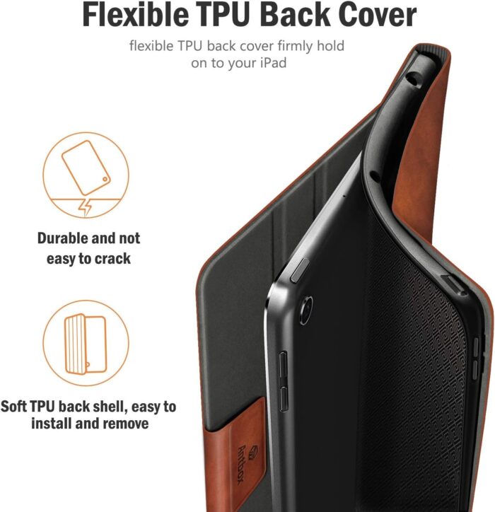 Vegan Leather Smart Cover for iPad 10.2'' - Image 5