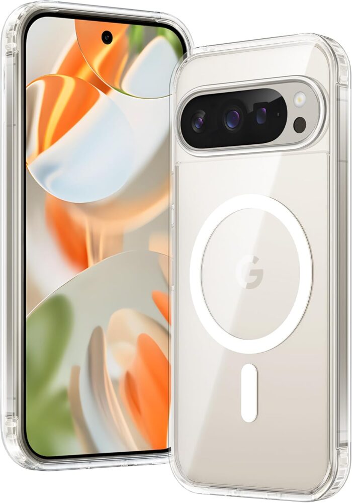 Clear Slim Case for Pixel 9 Pro - Shockproof Protection