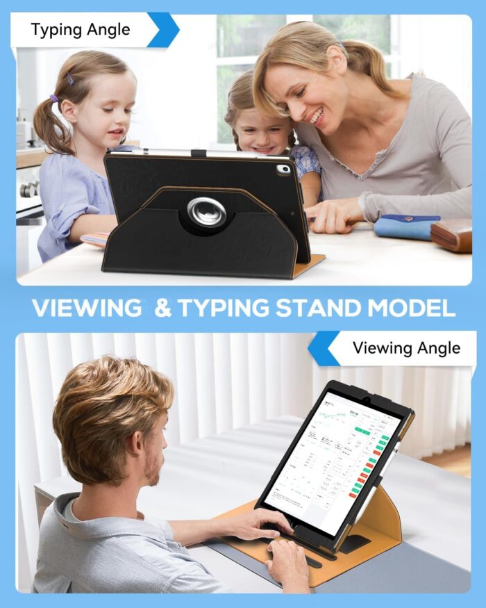 360° Rotating Leather Case for iPad 10.2 - Image 4