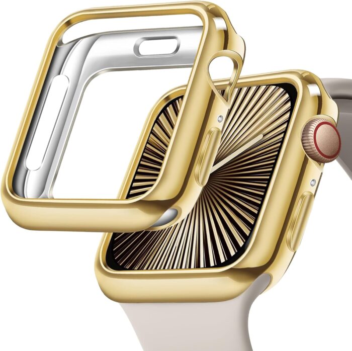 Gold TPU Case for Apple Watch Series 9/8/7