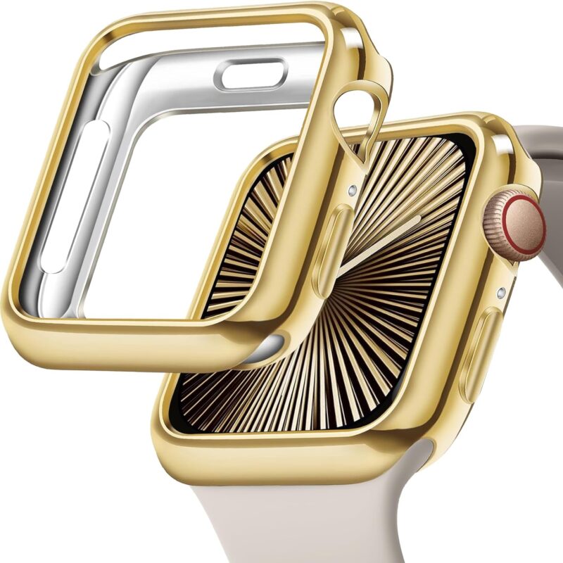 Gold TPU Case for Apple Watch Series 9/8/7