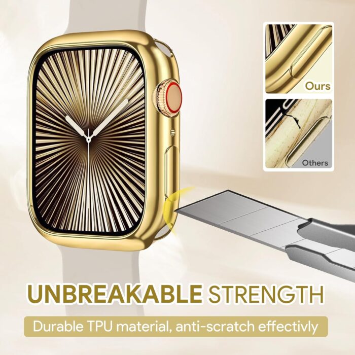 Gold TPU Case for Apple Watch Series 9/8/7 - Image 5