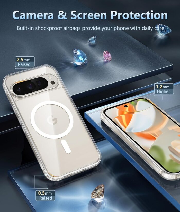 Clear Slim Case for Pixel 9 Pro - Shockproof Protection - Image 5